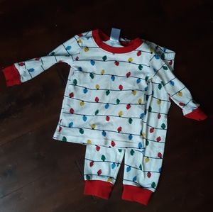 2t xmas lights pjs